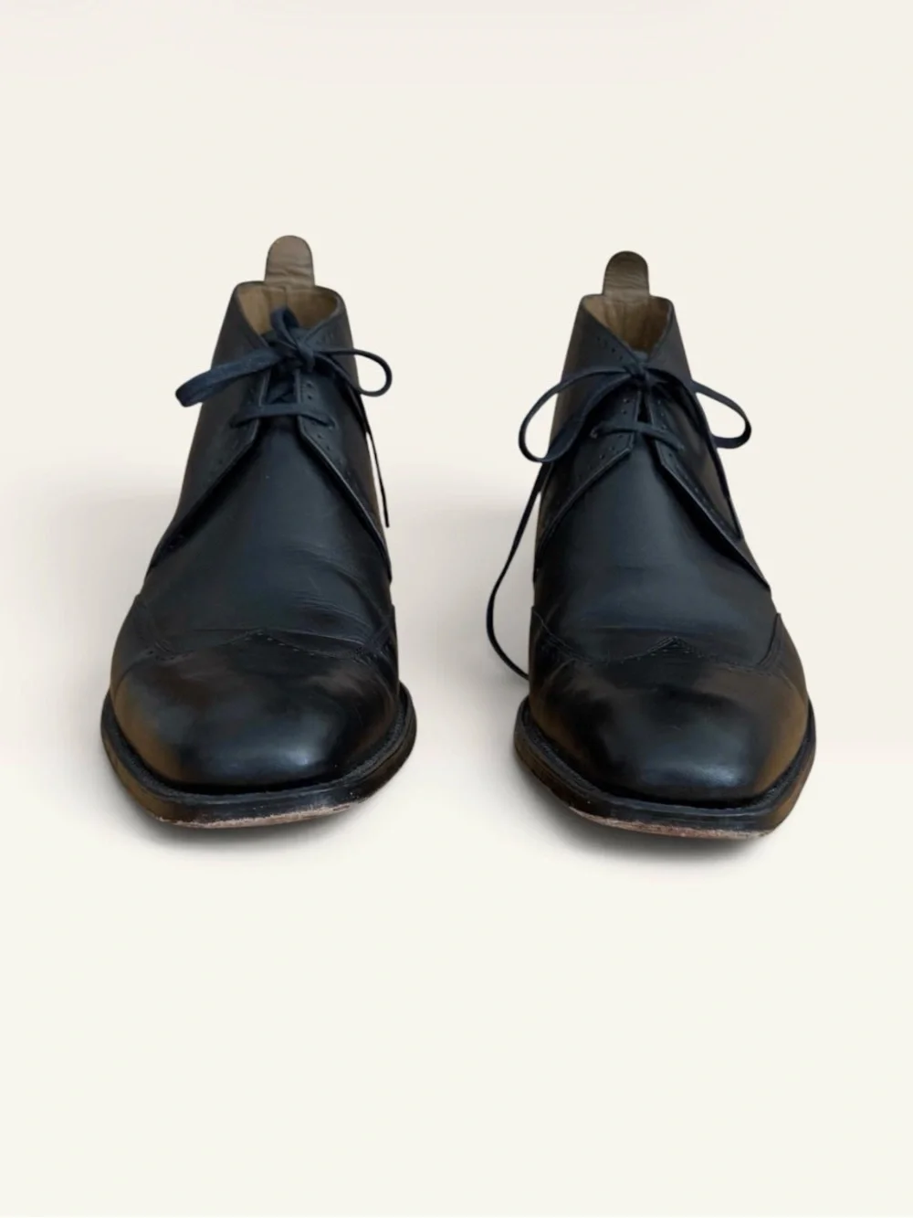 Vintage Grenson 5115 Black Leather Ankle Boots UK 7.5 F